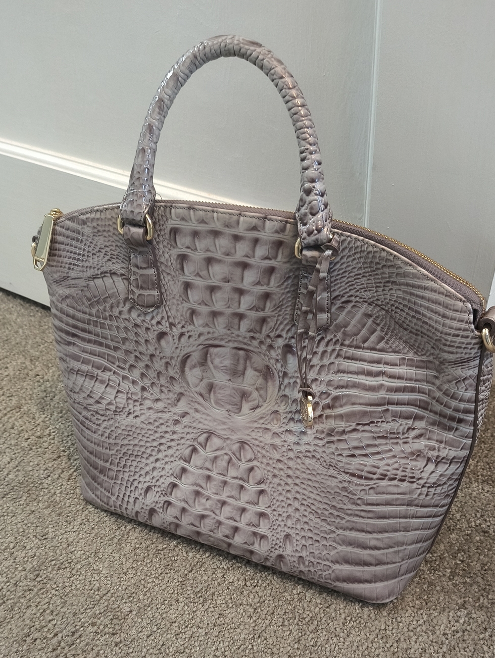 Taupe Duxbury Brahmin Bag